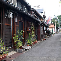 黒江の町並み